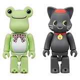 BE＠RBRICK かえるのピクルス & NY＠BRICK 黒ねこ ピエール 100％ 2体セット 各全高約70/65mm ノンスケール塗装済み 完成品 フィギュア