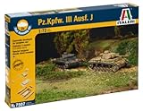 プラッツ イタレリ 1/72 WW2 ドイツ III号戦車J型 2輌セット プラモデル IT7507 (戦車)