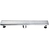 Dawn LNE240304 Nile River Series Linear Shower Drain, 24-Inch [並行輸入品]
