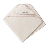 赤ちゃんの城 アフガン ぞうさん 84×84cm アイボリー