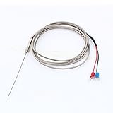 uxcell カップル 熱電対 温度センサー 100x1.5mm Kタイプ 0-400C 2M長さ