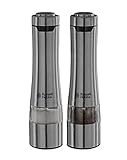 (Single Classics) - Russell Hobbs 23460-56 Battery Powered Salt and Pepper Grinders, Stainless Steel