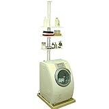 川口工器 省スペース 突っ張り ランドリーラック (棚3段) 日本製 17801