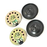 マグネットスピーカー-4個0.5W 8オーム28mm Diaミニメタル内部マグネットミュージックプレーヤースピーカー デザインが目新しいコストパフォーマンスがよい
