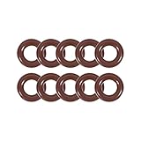 uxcell フッ素ゴム製Oリング 10mm外径 5mm内径 2.5mm幅 メトリックFKMシーリングガスケット 10パック