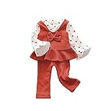 子供上下セット服 女の子 服 長袖 秋 Pojour Tシャツ＆ロングパンツ 可愛いキャミソー ルグリッドブラウス 暖かい ベビールームウェア 子供3セット 丸首 普段着 カジュアル スポーツ 旅行 