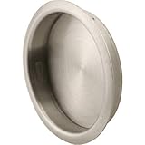 Prime Line 163918 1.75 in。サテンニッケル指クローゼットドアプル – 2パック