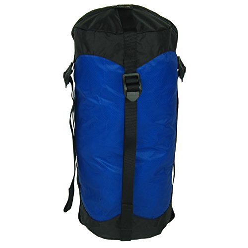 イスカ ウルトラライト コンプレッションバッグ Mのキャップ式圧縮システム