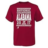 Outerstuff NCAA teen-boys NCAAフットボールChampions半袖コットンTシャツ Kids Large レッド