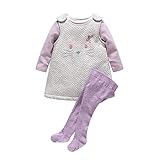 3点セット (上着＋パンツ＋チョッキ) カバーオール 長袖 かわいい 猫 蝶結び ベビー服 女の子 赤ちゃん服 幼児 子供服 女の子 秋冬 (9-12ヶ月)