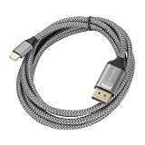 MOTAMZ USB Type-C DisplayPort 変換ケーブル 長さ1.8m Type-c DP 8K 双方向データ転送 USB-C ディスプレイポート TP2DP8K-FMT