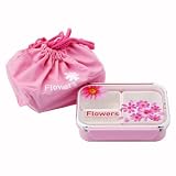 CuteZCute Bento Lunch Box with a Pink Bag, 650ml [並行輸入品]