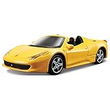 トミカプレゼンツ ブラーゴ レース＆プレイシリーズ 1:43 458 スパイダー(黄)