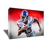 Odell Beckham Jrキャンバス絵画ポスターアートワークキャンバスアートプリント 12x18 inches