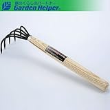 熊手 レーキ 木柄 長柄忍者 Garden Helper(ガーデンヘルパー) NK-2