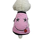 レンコス（Lemcos）ペットのファッション用品 犬服 猫服 春秋服 舌を吐きます 可愛い ベスト Tシャツ 普段着 空気を通します 散歩 お出かけ 暖かい ふわふわ おしゃれ 人気 ペット猫 犬 犬