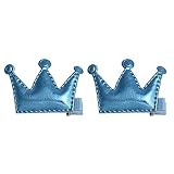 Tovadoo キッズ 女の子 ヘアピン 2点セット 王冠　髪留め 可愛い　ショー　パーティー　4.5*3cm