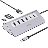 USB C ハブ、intpw 9-IN-1 USB Cマルチポートハブ、4K HDMI、PD 100W、Type-C + 2 Type- A 3.0 5Gbps、2 Type-A 2.0、SD/TF スロット、iPhone 16/15 シリーズ、MacBook、iPad に対応