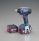 エスコ DC14.4V(1/2"DR)インパクトレンチセット(充電式) EA813BM-1S