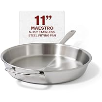 Alba ステンレス フライパン 7.5インチ Amazon | Beka Maestro 11インチ 5層ステンレススチール