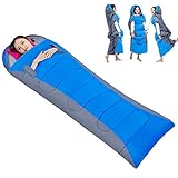 寝袋 封筒型 シュラフ 1.4/1.7/2.0kg 冬用 手が出せる ダブルファスナー設計 軽量 保温 防水 アウトドア/キャンプ/登山/車