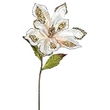 3パック – 22 "ローズゴールドベルベットMagnolia 9 " Glitter花装飾クリスマスPick