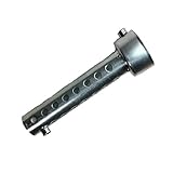 バイクマフラー 消音器 インナー サイレンサー 取付部直径 35/42/45/48/60 mm (シルバー/ロング/35mm)