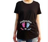 マタニティ Tシャツ かわいい ママの愛 ベビー 足あと