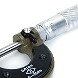 ノーブランド品 2個入り　お買い得！　アウトサイドマイクロメーター　測定範囲　0〜25ミリメートル　目盛0.01mm
