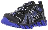 SKECHERS(スケッチャーズ) Pillar Lighted Z-Strap Sneaker W/ Cage Qtr 90405N BKRY (Black Trubuck/ Gunmetal/ B