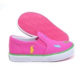 ■[ポロ ラルフローレン] Polo Ralph Lauren キッズ スニーカー BAL HARBOUR REPEAT バルハーバー リピート トドラー チャイルド 91439/FUCHSIA 16