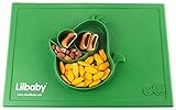 Placemat and Plate Suction Silicone by Lilbaby (Bird, Forest Green) by Lilbaby