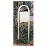 YKK ap製おしゃれ郵便ポスト ポスティモネームプレート付（シール文字）前入・後出 F2型（ホワイト） メールボックス