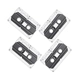 EXCEART ブランク カセット テープ DIY 空 カセット テープ 30分 録音可能 オーディオ カセット テープ ブランク オーディオ テープ 用 スピーチ 音楽 録音 付き 個別 4本入