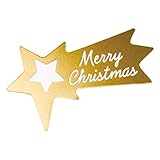 クリスマスケーキピック-スター(100枚)