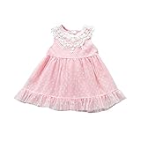 ガールズレースドレス、balakieドットプリントレイヤードチュールベストプリンセスドレス 4T マルチカラー BK-15989