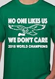 No One Likes Us WeないCare Eagles World Champions Tシャツ XX-Large