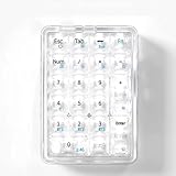 テンキー、透明スイッチとキーキャップ付き 21 キーメカニカルキーボード、USB-C/Bluetooth/2.4G テンキーパッド