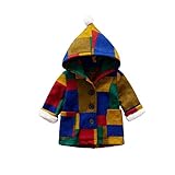Pojour ベビー服 女の子コート 可愛いラシャコート 子供服 防寒服 秋冬用 ジャケット おしゃれ 暖かい ベビールームウェア 普段着 カジュアル
