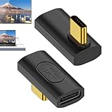 eneric pe-C エクステンダー アダプター、pe C アングル アダプター | USB 4.0 8K 40bps アダプター | 家庭、学校、出張、キャンプ、旅行用の急速充電および伝送アダプター