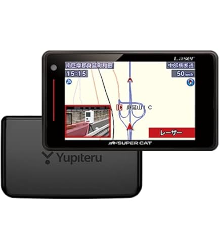 Amazon.co.jp: SUPER CATユピテル3.6型OBDII対応GPSレーダー探知機