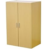 システムリビング収納 壁面収納 中段板扉タイプ 幅60cm ライトブラウン FS-111LB