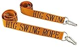 Higツリースイングストラップ – 安全スイングHandingロープ、調節可能、簡単なインストール、スイングロープフック製( 59 "長い、2 " Wide、ストラップのセット2 ) (コーヒー) T