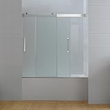 Ove DecorsビーコンTubドアダブルスライド曇りガラスTubドア