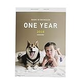 グリーティングライフ 2018年 Maru in Michigan カレンダー 壁掛 C-957-JS