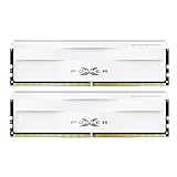 シリコンパワー DDR5 64GB (2x32GB) Zenith 6000MHz (PC5-48000) 288-pin CL30 1.35V UDIMM デスクトップPC用メモリ DRAM SP064GXLWU60AFDG White