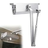 Homdox Large自動ドアCloser商業用と住宅用使用グレード1アルミニウム合金ドア、閉じfor Largerドア重量187 – 265lbs