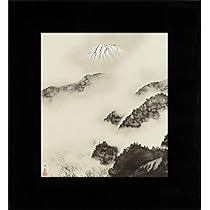 専用他の方発送×作者不明　和紙　日本画　【夜の山脈】サイン印あり 専用他の方発送×作者不明 和紙 日本画 【夜の山脈】サイン印