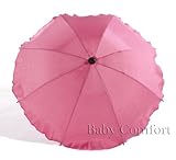 Baby Pram Pushchair Sun Parasol / Universal Umbrella Shade Canopy (Pink) by Baby Comfort