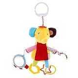 Kesoto 全6種類 幼児吊り玩具 ガラガラ 赤ちゃん ギフト - 象